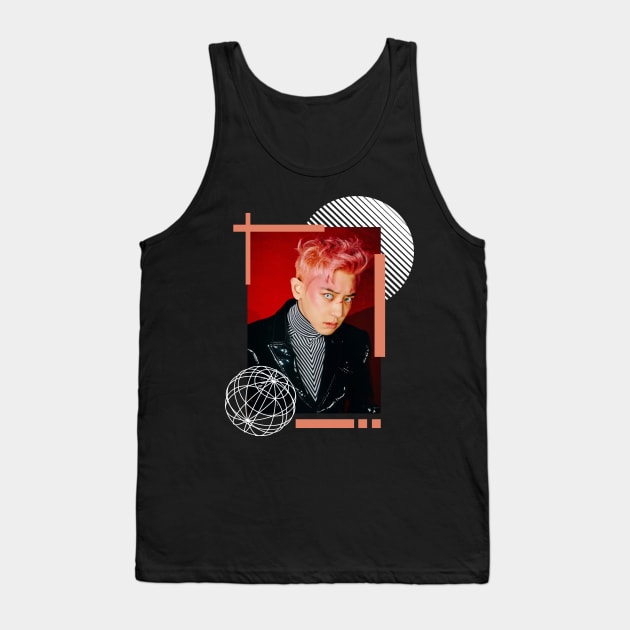 Kpop Design Chanyeol EXO (Obsession) Tank Top by Design Kpop Aesthetic Store